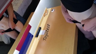 Stepsister Wants to Touch His Dick During Long Time Foreplay