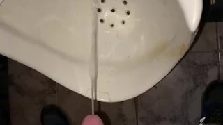 I piss in a urinal in a public office toilet, but I can piss on your face