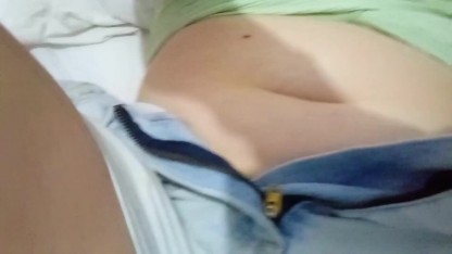 PUTTING HIS FINGERS UNDER PANTY