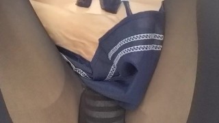 【女装】ミニスカ黒タ