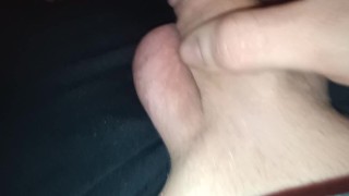 Mistress playing with my cheesey cock