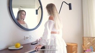 Идеальный минет, кунилингус и кремпай с моей сводной сестрой Ellie Moore - 3 серия