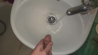 pissing in the sink part 2