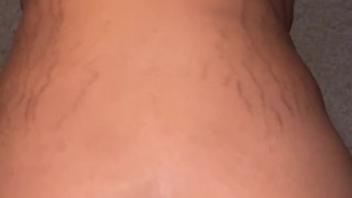 Thick Curvy Ebony Finds Her Self Bent Over Taking Backshots In The Middle Of Night