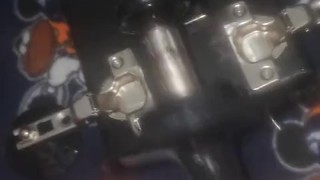 New fuck machine & butt plug pounding