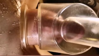 lubed cock massage x vaccuum play x femboy