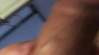 Sexy guy with a big monster is going to piss