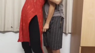 A girl came to make a blouse for herself and got the blouse made for free by having sex