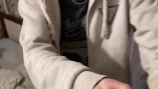 paid by subscriber, guy masturbates and cums on feet