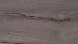 Cumming on the table and up the wall!