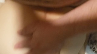 Creampie that tight pussy. 2 weeks of build-up cum.