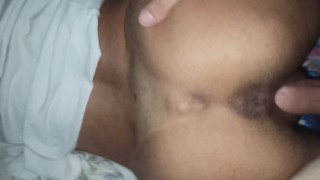 O não aguentou e leitou meu cuzinho