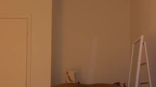 fingering my hairy pink pussy!
