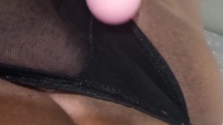 Probando juguete nuevo