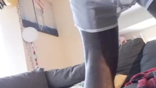 Homo thug Tight ass vs 8 inch dildo.