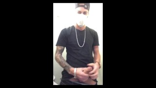 Chris Diamond playing with his huge cock and his cumshot