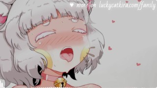 Erotic ASMR Cat Girl Gives You Breathy Kisses, Ear Licks, and Moans
