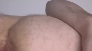 Twink giving himself a frosty jimmy