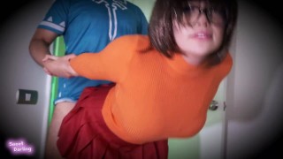 Velma Cosplay fucked hard at Halloween - SweetDarling