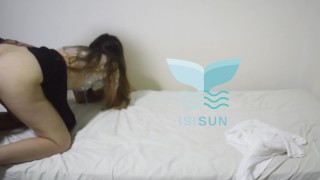 beautiful blonde fucks the pizza guy because he doesn't have money