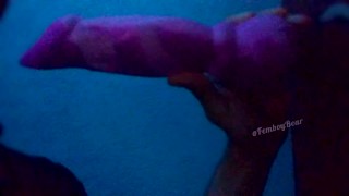 First Time Sucking my Bad Dragon