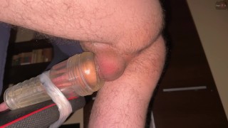 Man Talking Dirty to You while Pounding Fleshlight until Creampie Moaning Orgasm - fap2it