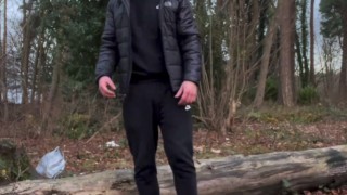 Walking around HARD in the woods