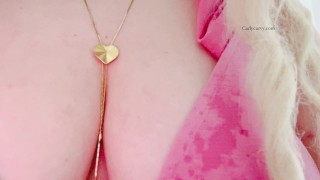 You cum on your girlfriend’s shirt!