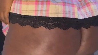 EBONY SCHOOLGIRL With BIG ASS TWERKS,& FARTS While in SCHOOL UNIFORMs!
