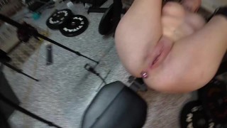 Squirting while tied up.