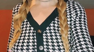 Irish girl gives good boy a reward (JOI)