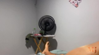 Chegamos da praia cheios de tesão e fomos transar