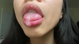 JOI Asian Cum Dumpster Begs For You To Stroke Your Cock And Nut In Her Mouth | Hinasmooth