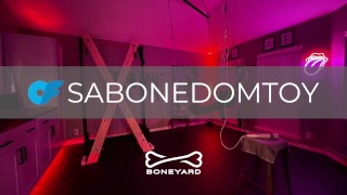 Girl time in the sex swing