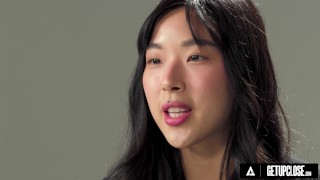 UP CLOSE - How Women Orgasm With Horny Brunette Elle Lee! SOLO FEMALE MASTURBATION! FULL SCENE