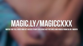 Fans Exclusive Slim Twink Magic C Jerking His Big Cock and Shooting a Thick Cum Load