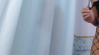 Hot Brazilian girl shaking her ass to funk music