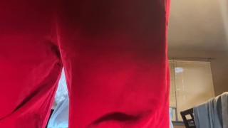 Santa Humping Sex Doll Behind View