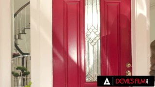 DEVILS FILM - Cute Teen Penelope Woods Gets Assfucked By Old Man Neighbor