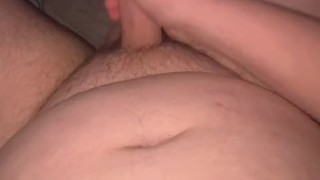 Big boy jerks off whilst parents are next door!!