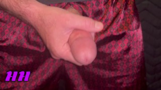 Jerk Off Close Up Of Big Cock With Cum