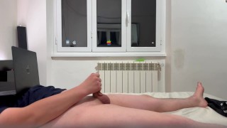 my ROOMMATE while he was JERKING OFF