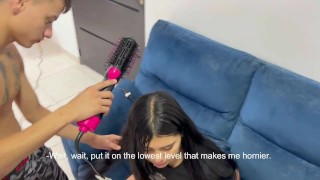 Un buen sexo anal con mi hermanastro antes de ir con mi novio.