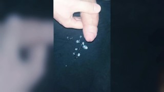 Сперма Играю со своим членом, рука помощи кончаю кремпай