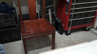 Daddy spread wide to let the guys cum inside!