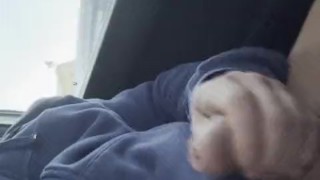 Public car wank