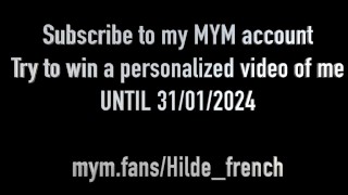 HILDE_FRENCH - CREAMY PINK PUSSY HAS A STRONG ORGASM