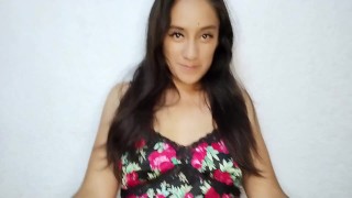 Trying not cumming fast while taste my new toy