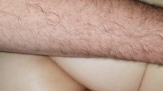 Good Old Fashioned White American Pussy - Natural MILF Cougar is Wet and Sticky from Massage