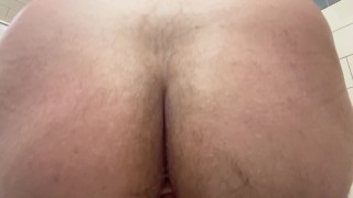Pleasing myself with huge toy